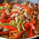 Hovädzie mäso na paprike - 2. a 3.fáza